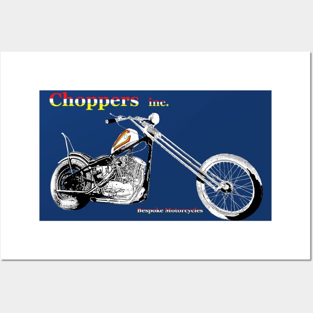 Choppers inc. Ironhead Wall Art by motomessage